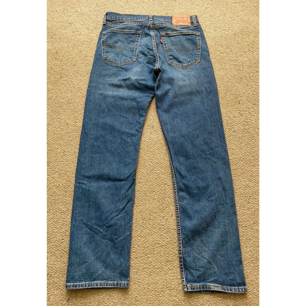 Levis 505 Jeans Mens 32x32 Medium Wash Straight Leg